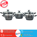 JOGO DE PANELAS QATAR 5PCS  CRAQUEADO