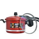 Panela de Pressão Qatar Vermelho 4.5 Litros com Tampa de Vidro – Corbã