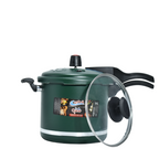 Panela de Pressão Qatar Verde Mt 5.5 Litros com Tampa de Vidro – Corbã