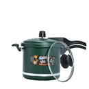 Panela de Pressão Qatar Verde Mt 5.5 Litros com Tampa de Vidro – Corbã