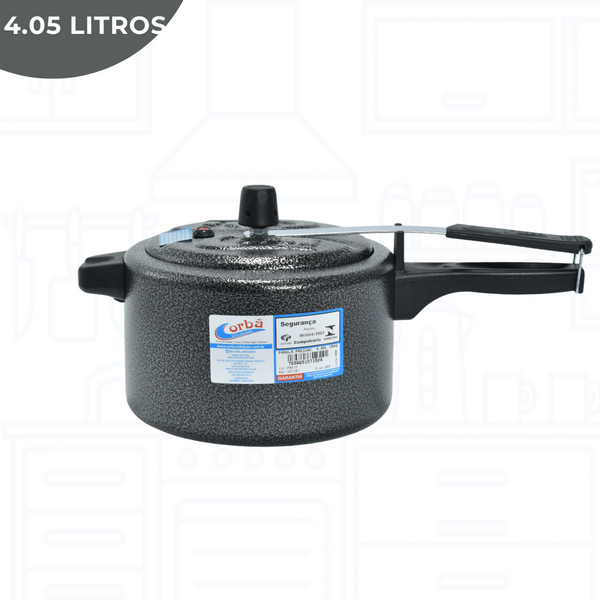 Panela de Pressão Clásica Craqueada  4,05 Litros – Corbã