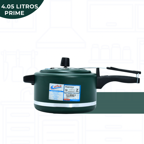 Panela de Pressão Clássica Verde Mt  4,05 Litros Prime – Corbã