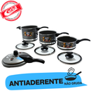 KIT PANELA DE PRESSÃO QATAR CORBÃ  ANTIADERENTE TEFLON GRAFITE COM  TAMPA DE PRESSÃO MULTIFUNCIONAL