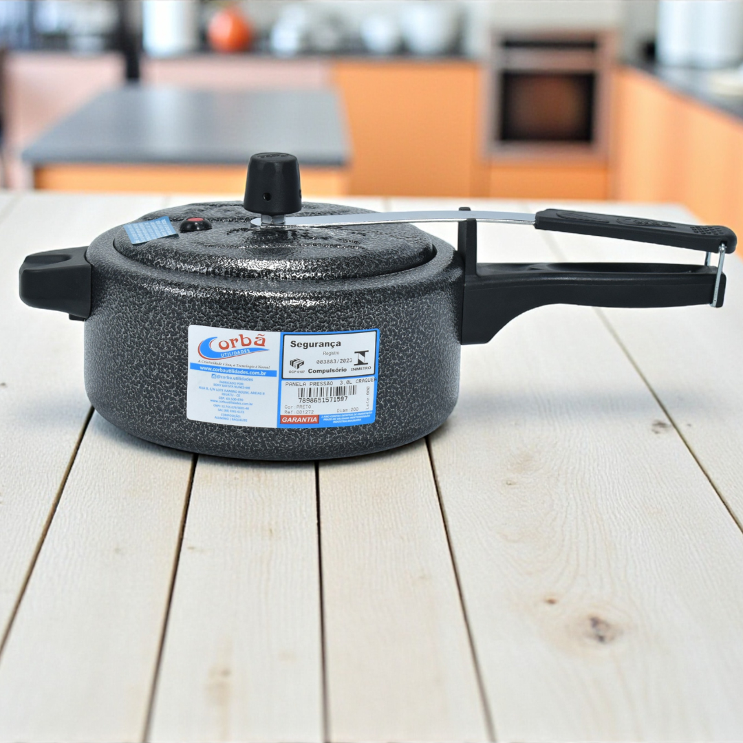 Panela de Pressão Craqueada Clássica 3 Litros– Corbã