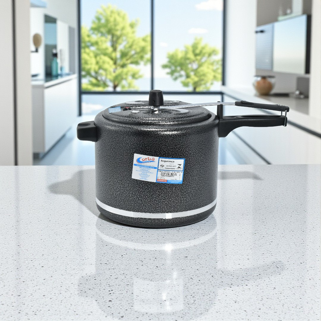 Panela de Pressão Clássica Craqueado Prime 10L – Corbã