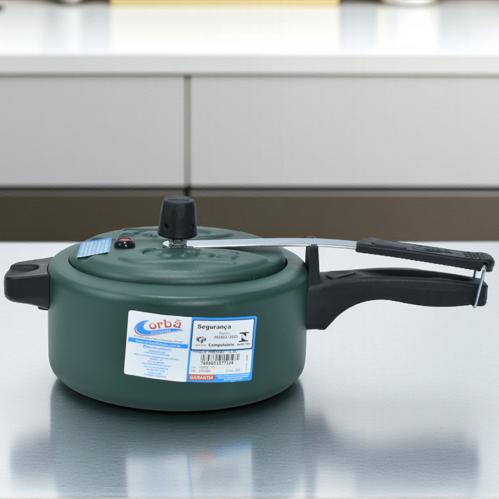 Panela de Pressão Verde MT Clássica 3 Litros– Corbã