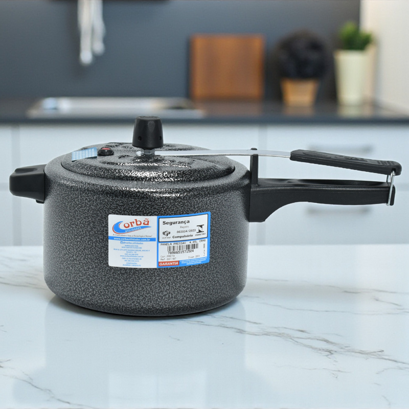 Panela de Pressão Clásica Craqueada  4,05 Litros – Corbã