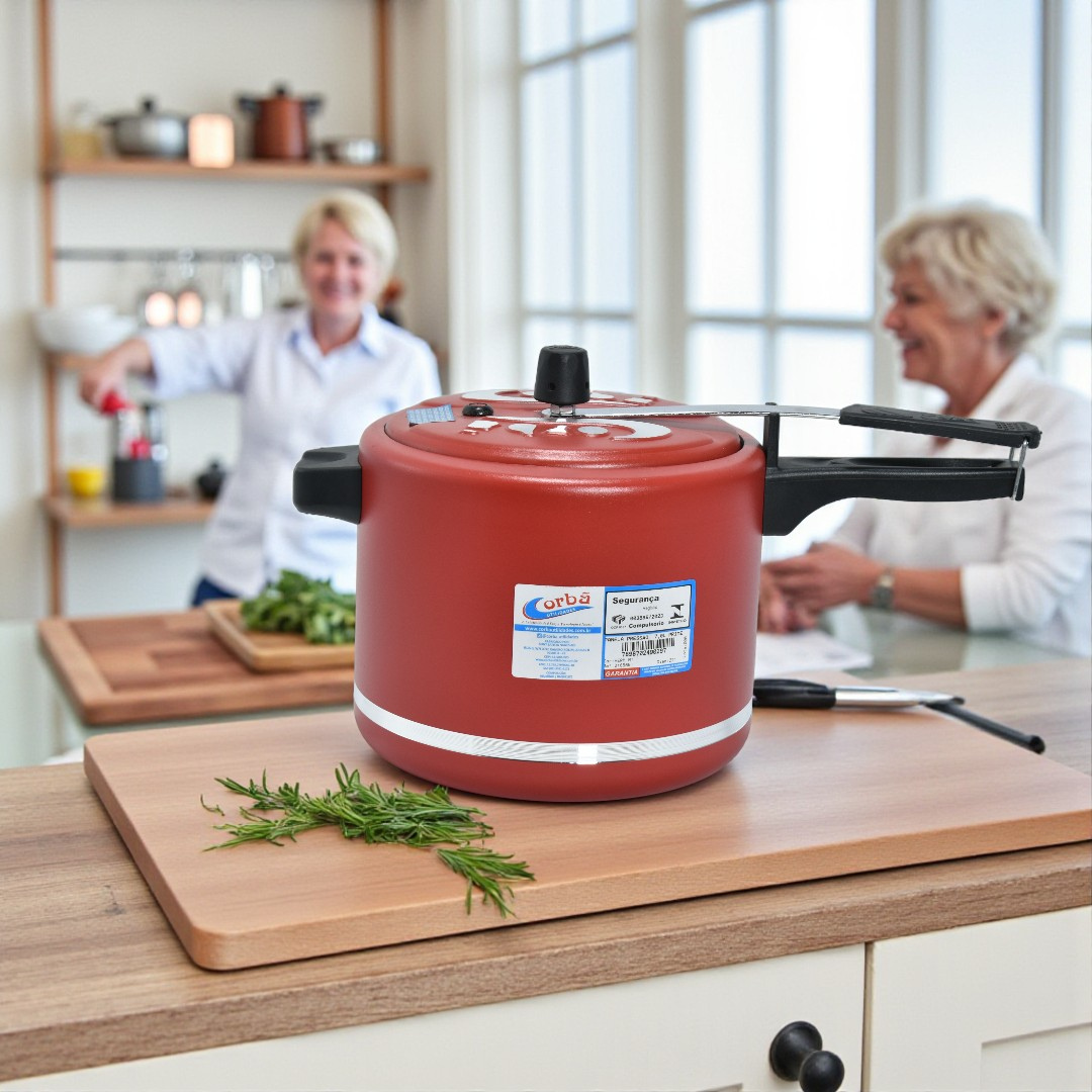 Panela de Pressão Clássica Verm Mt Prime 7L – Corbã