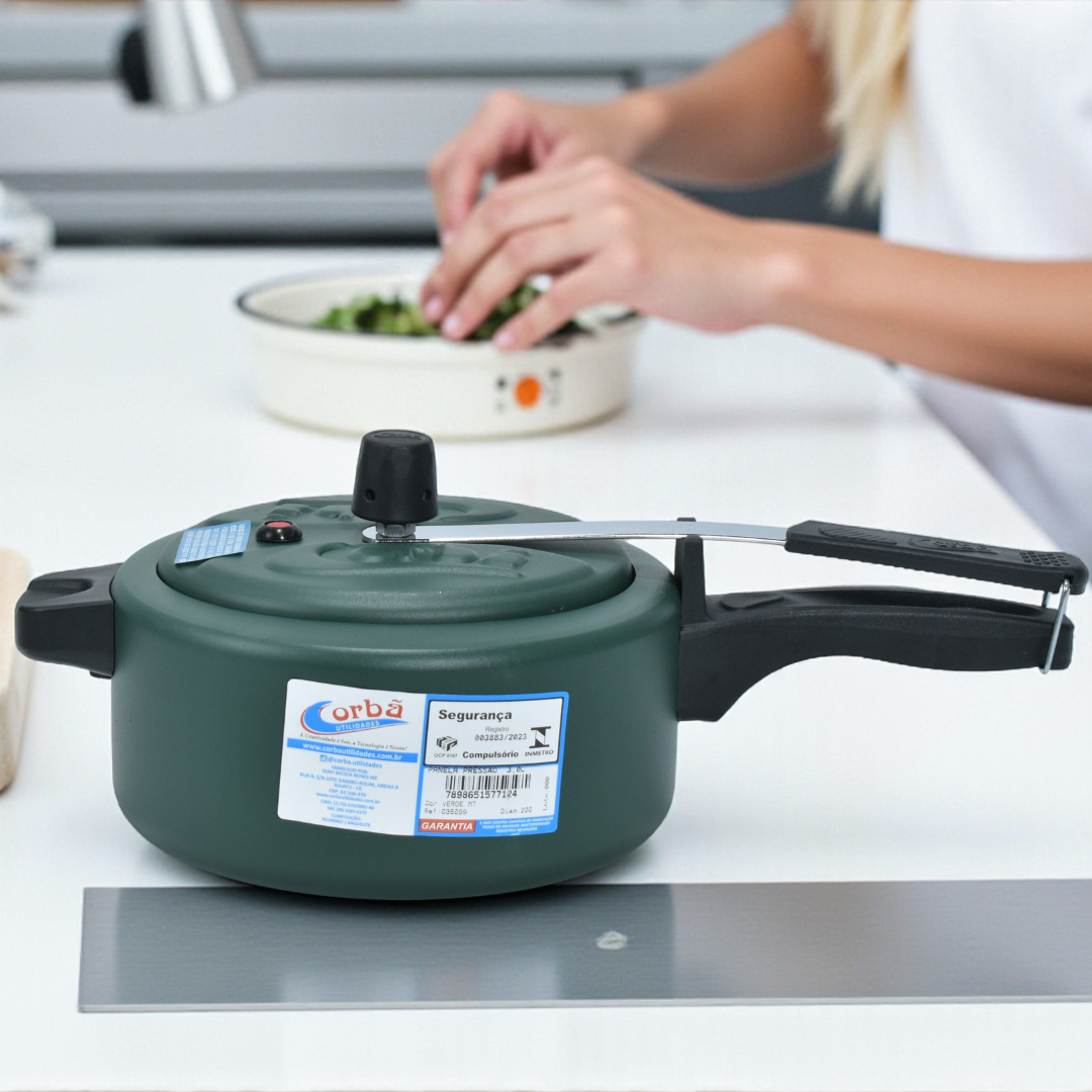 Panela de Pressão Verde MT Clássica 3 Litros– Corbã