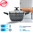 JOGO DE PANELAS QATAR 5PCS  CRAQUEADO