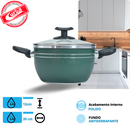 JOGO DE PANELAS 5 PEÇAS QATAR  VERDE MT