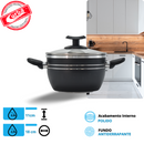 JOGO DE PANELAS QATAR 5PCS  PRETO MT