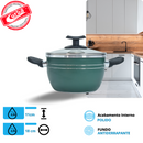 JOGO DE PANELAS 5 PEÇAS QATAR  VERDE MT