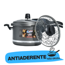 Panela de Pressão Qatar Grafite 4.5Litros Antiaderente Corbã