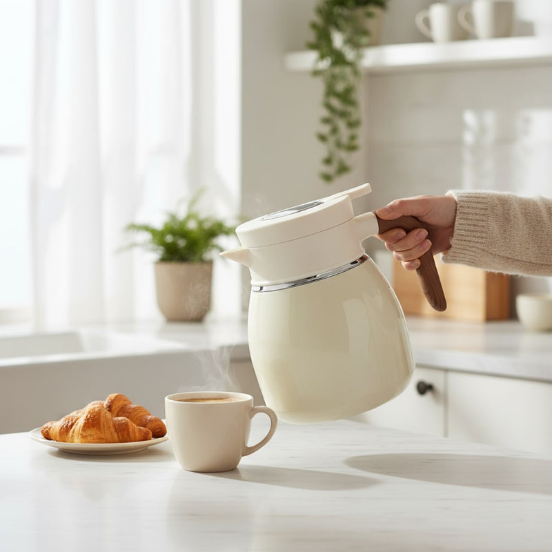 Garrafa Térmica com Display Digital e Infusor Integrado 1100ml | Corbã Utilidades