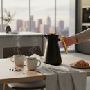 Garrafa Térmica 1L com Alça Metálica Dourada | Corbã Utilidades