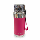 Garrafa Térmica Premium com Tampa Texturizada e Alça de Mão | Corbã Utilidades