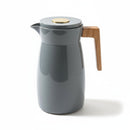 Garrafa Térmica 1L com cabo em madeira | Corbã Utilidades