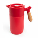 Garrafa Térmica com Alça de Madeira 1600ML | Corbã Utilidades