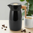 Garrafa Térmica 1L com cabo em madeira | Corbã Utilidades