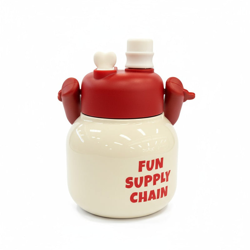 Garrafa Térmica Infantil Divertida com Tampa de Segurança | Corbã Utilidades